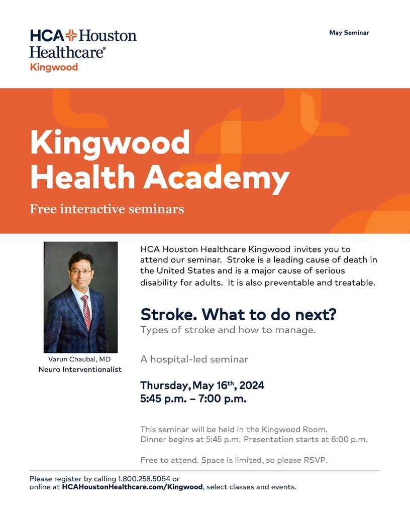 HCA Houston Healthcare Kingwood Invites You KINGWOOD, TEXAS